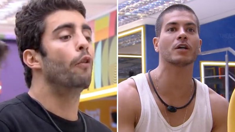 BBB22: Clima pesa e Arthur e Scooby trocam farpas: "São fatos, irmão" - Reprodução/TV Globo