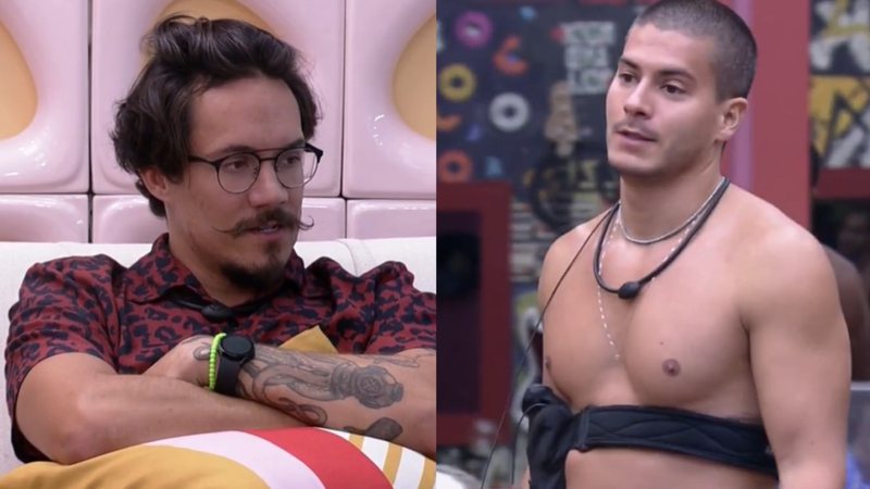 BBB22: Eliezer descasca brother e Arthur concorda: "Ele não pode medir" - Reprodução / TV Globo