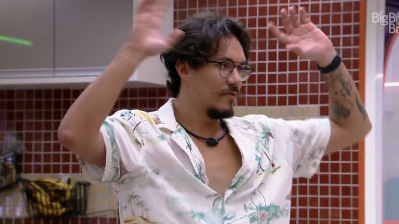 BBB22: Após Paredão, Eliezer considera ser favorito do público: "Já pensou?" - Reprodução/TV Globo