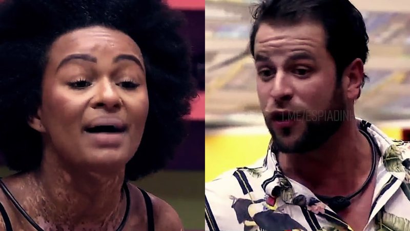 Gustavo ficou completamente fora de si ao iniciar sua discussão com Natália no BBB22 - Reprodução/TV Globo