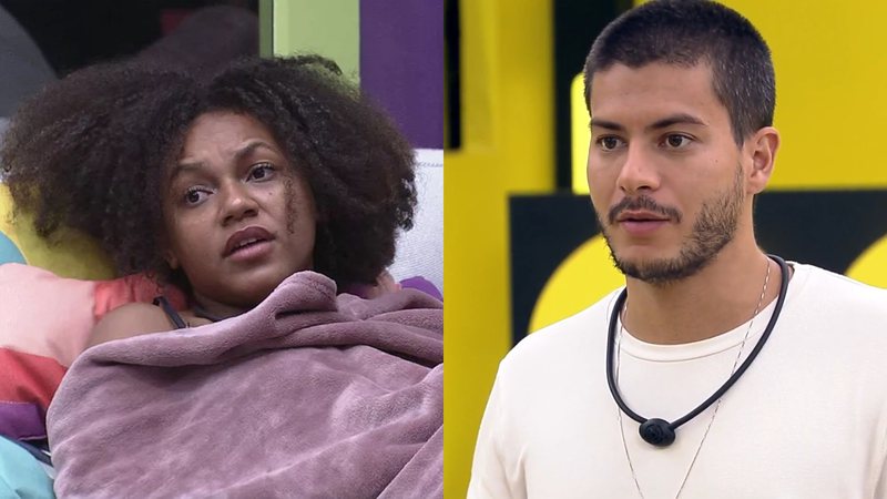 Jessilane contou que pegou Arthur Aguiar no flagra ouvindo uma conversa que não era sua no BBB22 - Reprodução/TV Globo