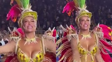 Lore Improta desfila com look cavadíssimo na Sapucaí e samba muito: "Brilhou" - Reprodução/Instagram