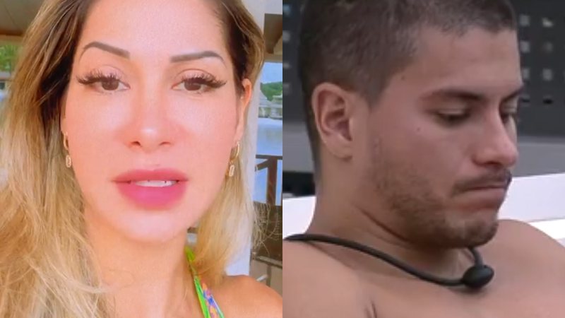 Maíra Cardi promete maratona de sexo para Arthur Aguiar - Reprodução/Instagram e Reprodução/TV Globo