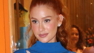 Marina Ruy Barbosa inaugura loja com vestido recortado e recebe famosas - AgNews/Rogério Fidalgo