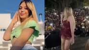 Melody vira chacota após show com público desanimado e rebate: "Vão ser engolidos" - Reprodução/Instagram/Twitter