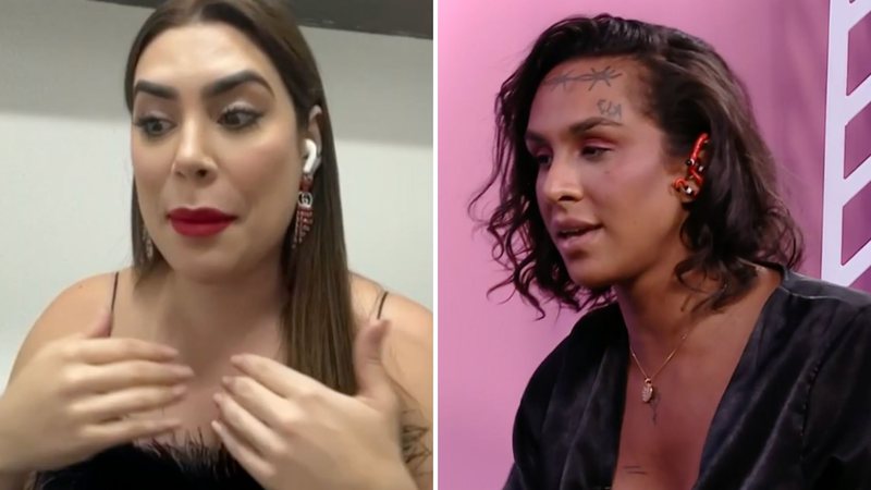 Naiara Azevedo reaparece e surpreende Linn da Quebrada com declaração: "Você é de verdade" - Reprodução/TV Globo