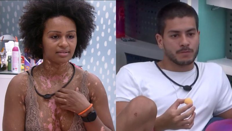 BBB22: Natália tacha brother de "arrogante": "Depois que juntou com Arthur" - Reprodução/TV Globo