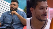 Paulo Vieira alfinetou Arthur Aguiar e lhe acusou de estar fazendo um personagem no BBB22 - Reprodução/TV Globo