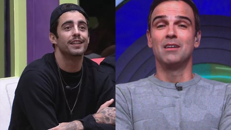 Tadeu Schmidt não deu muita atenção para a conversa que Pedro Scooby começou ao vivo no BBB22 - Reprodução/TV Globo