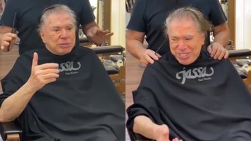 De volta aos trabalhos, Silvio Santos renova o visual para gravações: "Jovem" - Reprodução/Instagram