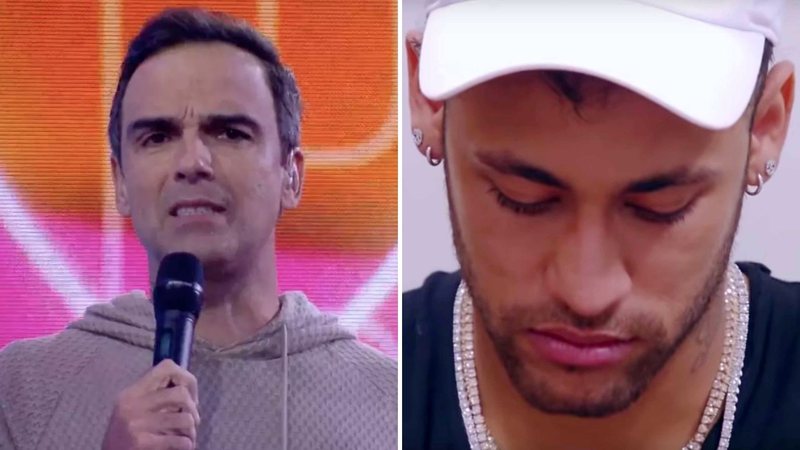 Neymar se emociona com declaração de Tadeu Schmidt na final do BBB22: "Chorei" - Reprodução/TV Globo