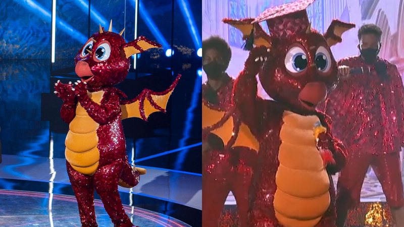 The Masked Singer Brasil: Dragão vence a segunda temporada e emociona: "Sou chorão" - Reprodução/TV Globo