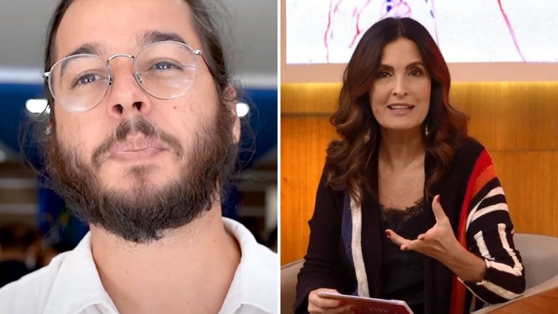 Namorado de Fátima Bernardes reage após apresentadora deixar o 'Encontro': "Bons ventos" - Reprodução/TV Globo