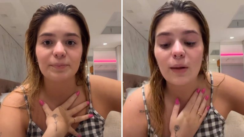 Emocionada, a ex-BBB Viih Tube diz que recebe conselho de Rodrigo Mussi, que está internado e se recuperando de maneira milagrosa após grave acidente - Reprodução/Instagram