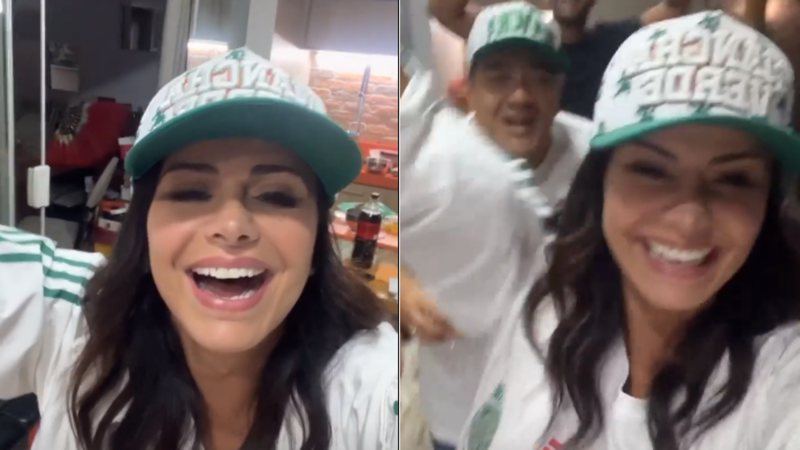 Viviane Araújo celebra bicampeonato de Mancha Verde - Instagram