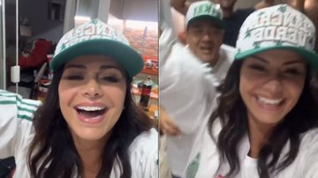 Viviane Araújo celebra bicampeonato de Mancha Verde - Instagram