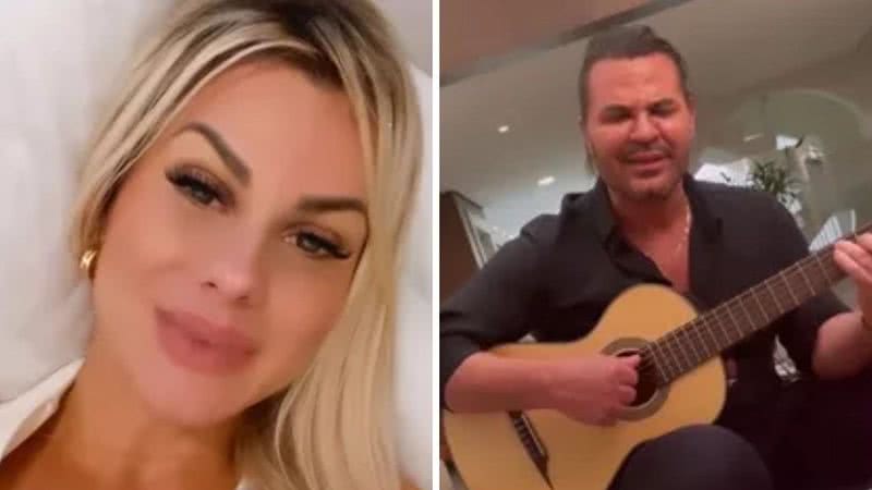 Eles estão juntos desde junho, após acusação do ex-marido da empresária de abandonar o casamento para ficar com o sertanejo - Reprodução/Instagram