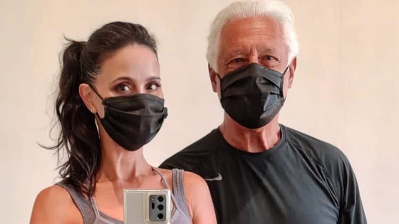 Antonio Fagundes e Alexandra Martins impressionam com selfie após treino - Reprodução / Instagram