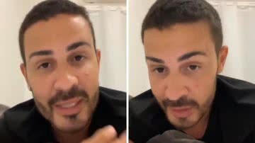 Em vídeo que está circulando pela web, o influenciador afirmou que tudo foi uma decisão dele; veja - Reprodução/ Instagram