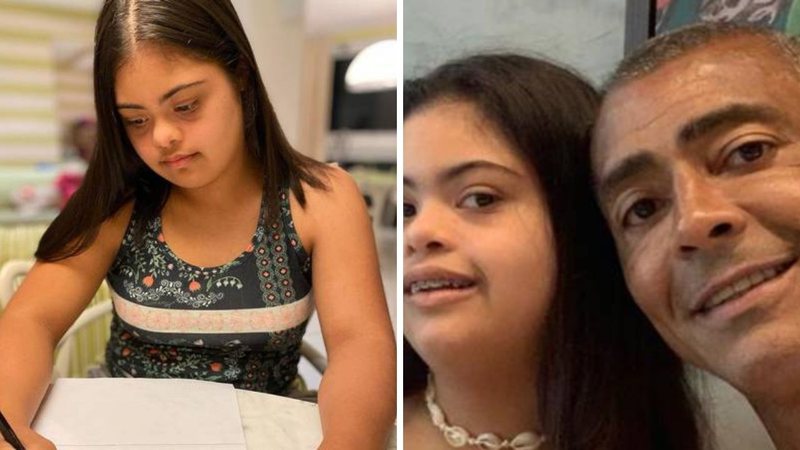 Com síndrome de Down, filha de Romário escreve carta para o Ministro da Educação: "Eu não atrapalho" - Reprodução/Instagram