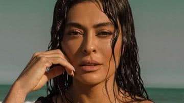 Juliana Paes surge em vestido de crochê recortado - Reprodução/Instagram/Sergio Baia