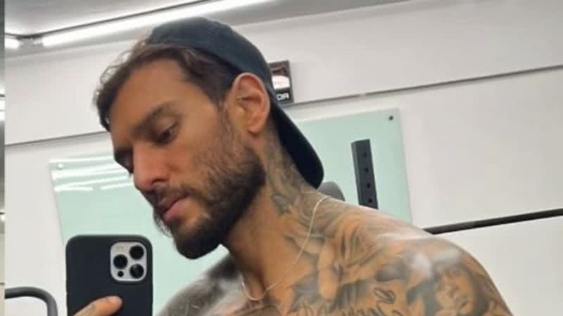 Após dez meses de treinos intensos, Lucas Lucco surpreende ao mostrar antes e depois - Instagram