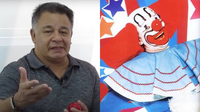 Fetiche! Ex-intérprete do Bozo, Marcos Fiel revela ter transado vestido de palhaço: "Tinha pessoas com desejo" - Reprodução/YouTube/Facebook