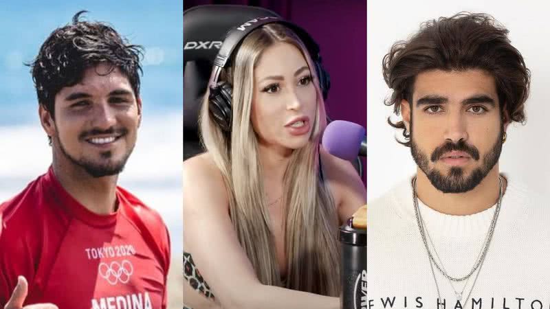 Poderosa! Ex-Panicat Carol Narizinho revela ficada com Gabriel Medina e Caio Castro: "Curti a vida" - Reprodução/Instagram/YouTube