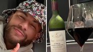 Fãs descobrem preço da garrafa de vinho que Neymar tomou e ficam em choque: "Dava para pagar minhas dívidas" - Reprodução/Instagram