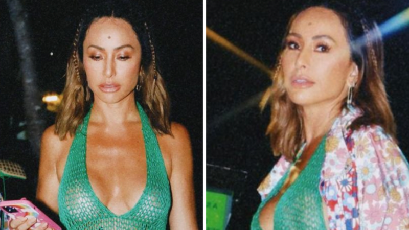 Sabrina Sato elege vestido transparente, dispensa roupa íntima e deixa fãs perplexos: "Que mulher é essa?" - Reprodução/Instagram