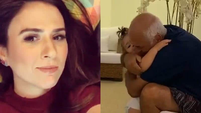 Tatá Werneck mostra pai brincando com Clara Maria - Reprodução/Instagram