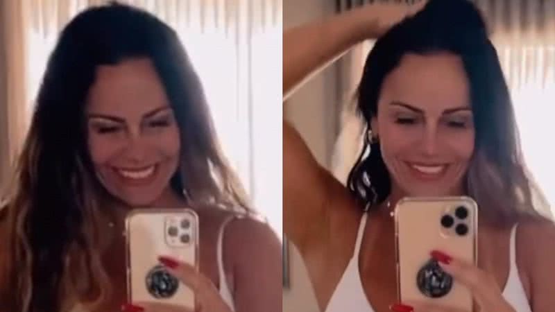 Dias antes do casamento, Viviane Araújo mostra corpo mais magro e definições absurdas aos 46 anos: “Estou amando” - Reprodução/Instagram