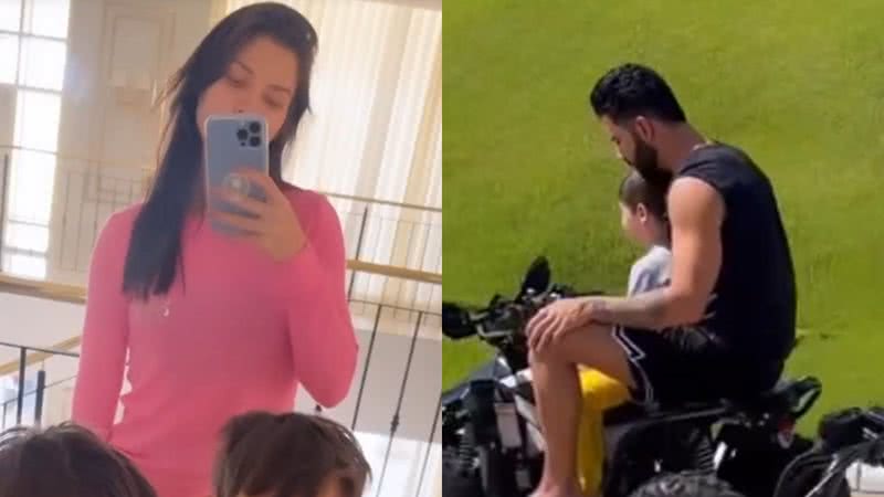 Esposa de Gusttavo Lima, Andressa Suita mostra os filhos com brinquedos de R$ 12 mil - Reprodução/Instagram