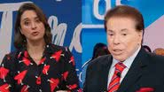 Catia Fonseca deu detalhes de como está a saúde de Silvio Santos - Reprodução/Band/SBT