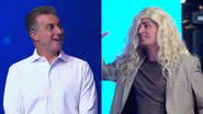 Luciano Huck fica constrangido ao ver Rafael Portugal imitar Angélica - Reprodução/Globo