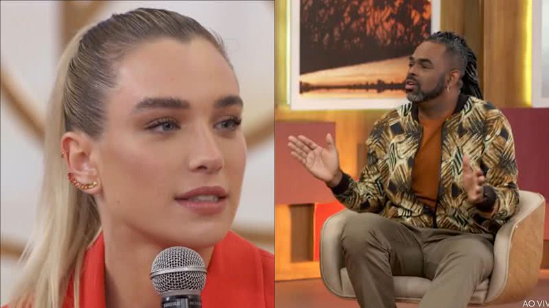 Atriz de 'Pantanal' usa termo racista e Manoel Soares retruca ao vivo: "Necessário" - Reprodução/TV Globo