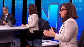 Sapato de Renata Vasconcellos durante entrevista com Lula gera especulações: "Armação" - Reprodução/ TV Globo