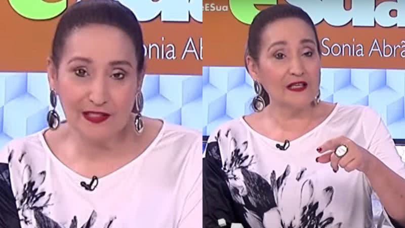 Sonia Abrão passou por um sufoco durante o A Tarde É Sua ao ver seu celular tocando ao vivo - Reprodução/RedeTV!