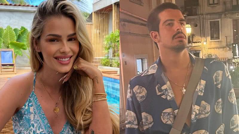 Yasmin Brunet e Enzo Celulari trocam beijos - Reprodução/Instagram