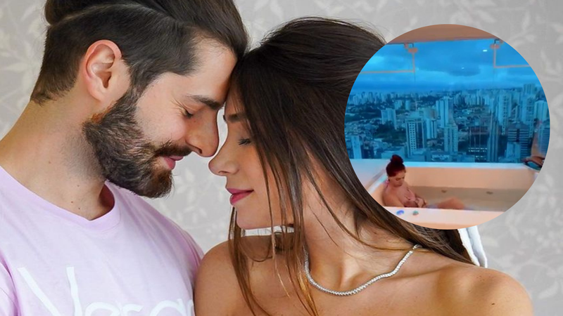 Puro luxo! Alok choca fãs ao mostrar a esposa em banheira luxuosa com vista panorâmica - Reprodução/Instagram