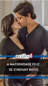 A maternidade feliz de Sthefany Brito