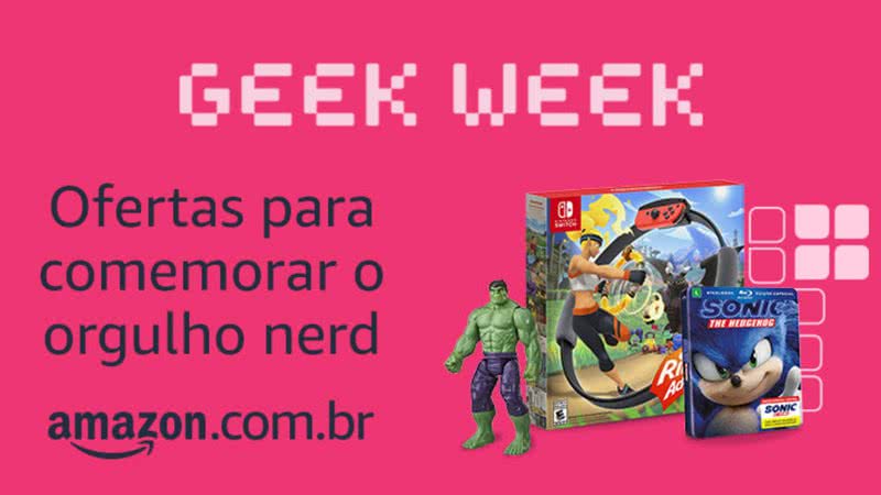 Geek Week: 10 eletrônicos incríveis para garantir com desconto na Amazon - Reprodução/Amazon