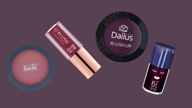 Entra na nova onda dos blushes roxos com 7 produtos - Reprodução/Amazon