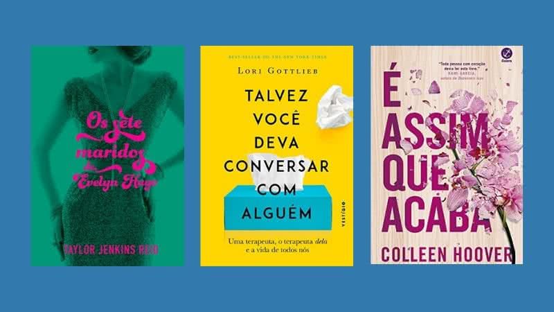 Capa das obras disponíveis na Amazon - Divulgação/Amazon