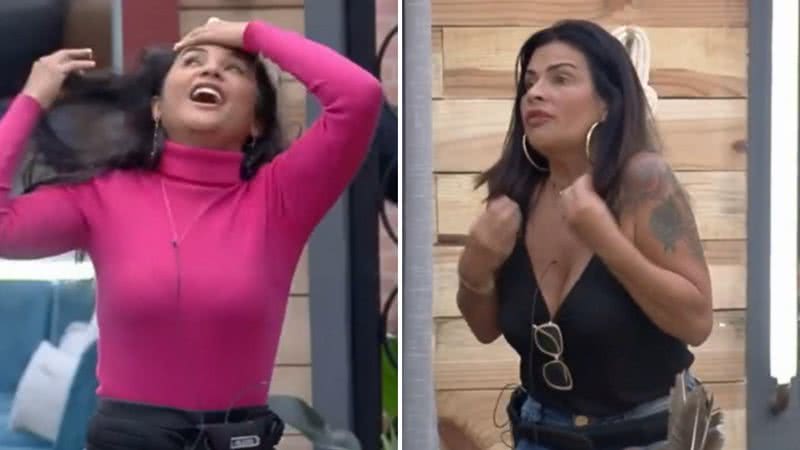 Solange Gomes se revoltou ao perder dinheiro em dinâmica; confira o que a peoa falou na briga que fez Mileide rir - Reprodução/Record TV