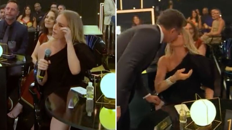 Angélica rouba a cena como 'convidada de luxo', ganha beijinho de Huck e se emociona - Reprodução/TV Globo