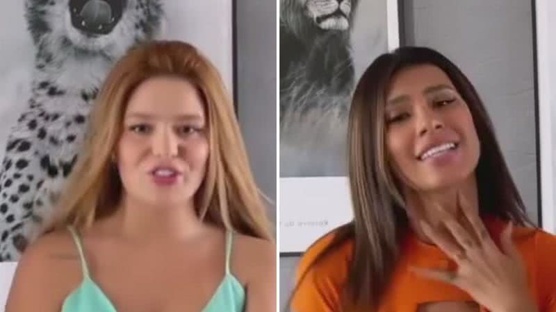 Ex-BBBs Pocah e Viih Tube rebolam muito de shortinho e exibem decotão: "Gatas" - Reprodução/Instagram