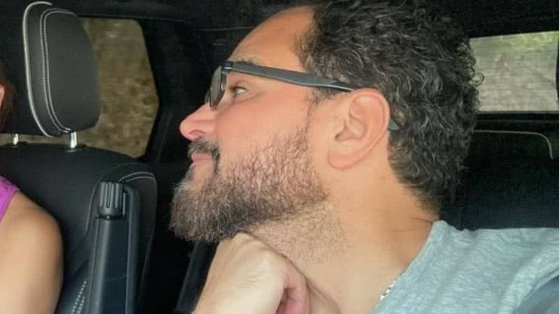 Luciano Camargo baba por esposa em passeio romântico de carro: "Olhando para ela" - Reprodução/Instagram