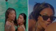 Ludmilla expõe momentos íntimos com a esposa em vídeo e surge beijando seu bumbum - Reprodução/Instagram