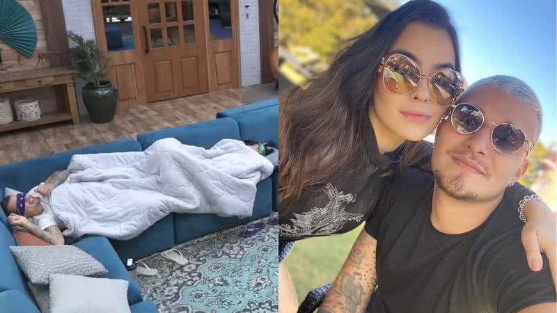 A Fazenda 13: MC Gui remexe edredom com Aline Mineiro e noiva desabafa - Instagram/PlayPlus